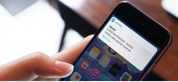 Monese Mobile App Notification