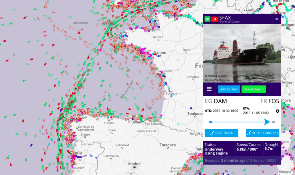 MarineTraffic details