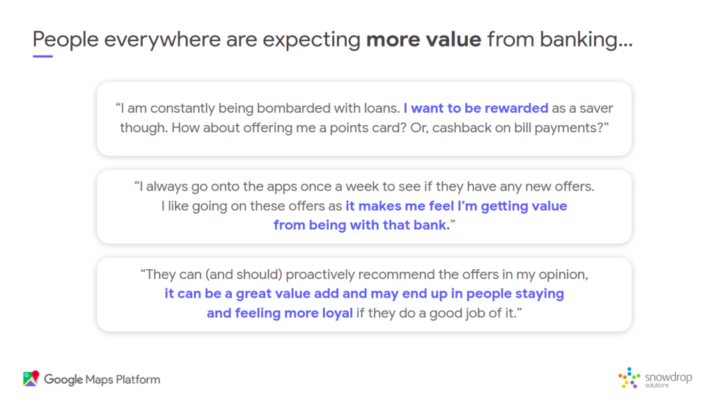 People expect more value from banking