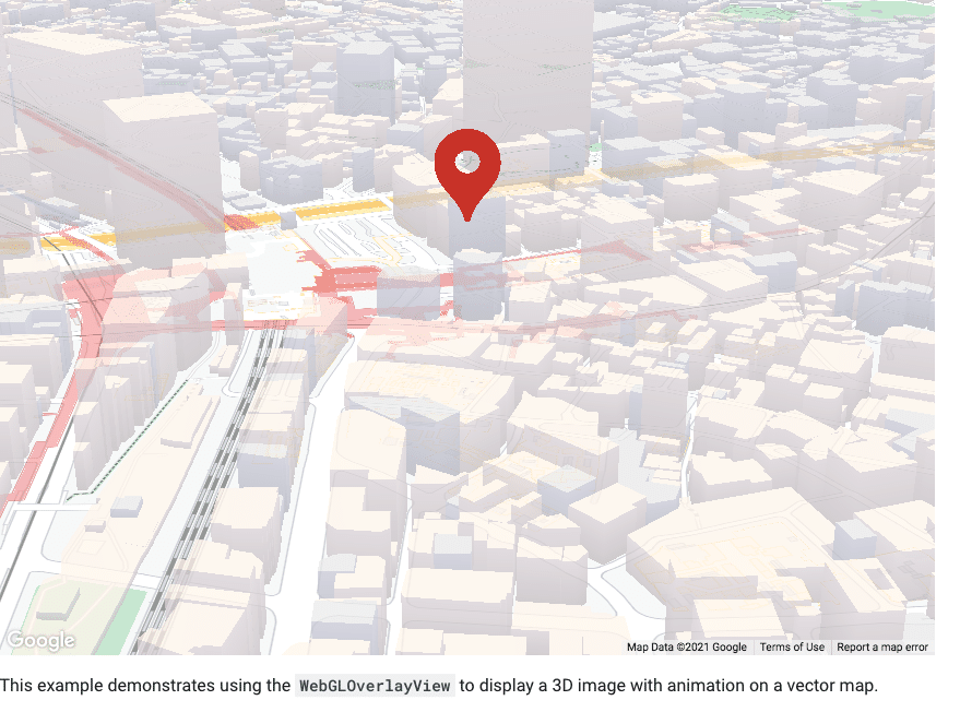 WebGL Google Maps