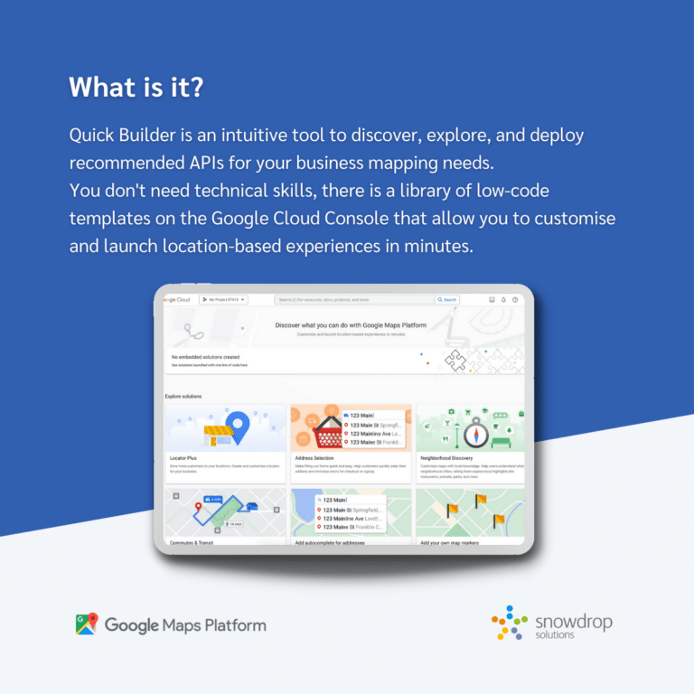 Quick Builder: The Low-Code Tool for Location-Based Experiences